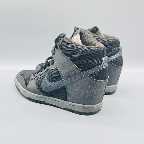 Nike Dunk Sky Hi Shoes Womens Size 10 Wedge High Top Hidden Heel Trainers - Picture 4 of 10